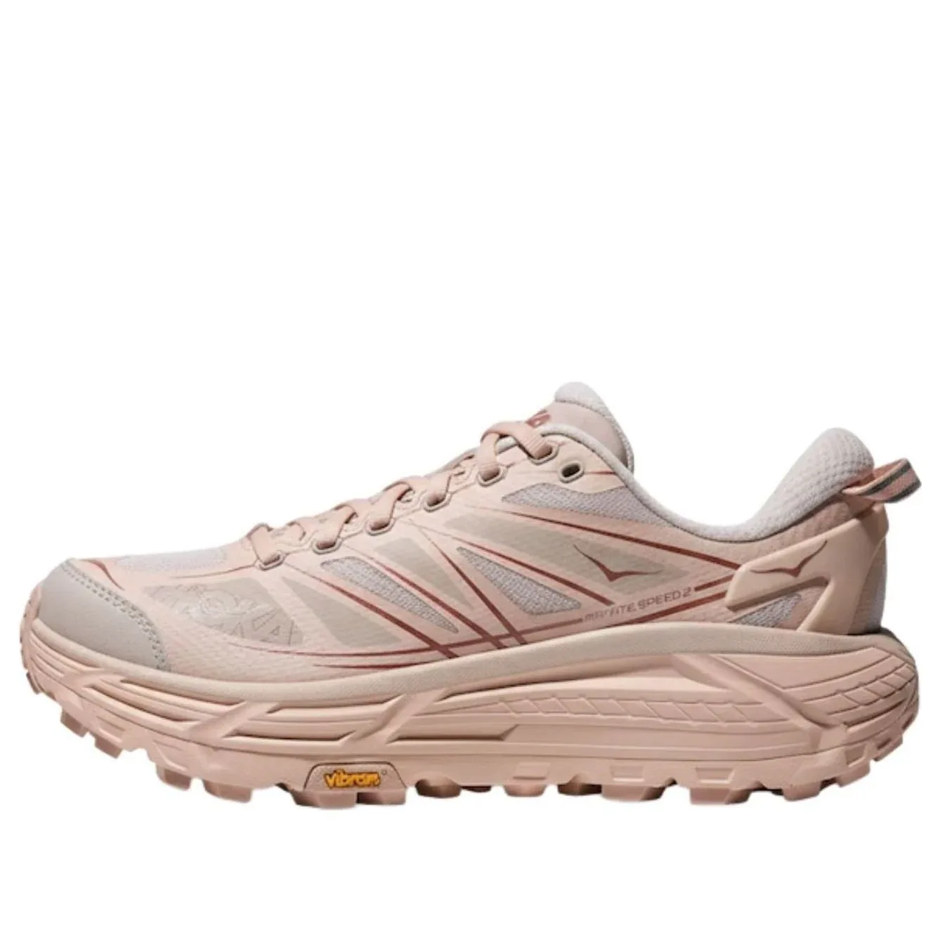 Кроссовки HOKA ONE ONE Mafate Speed 2 'Beech Wood Stucco', розовый