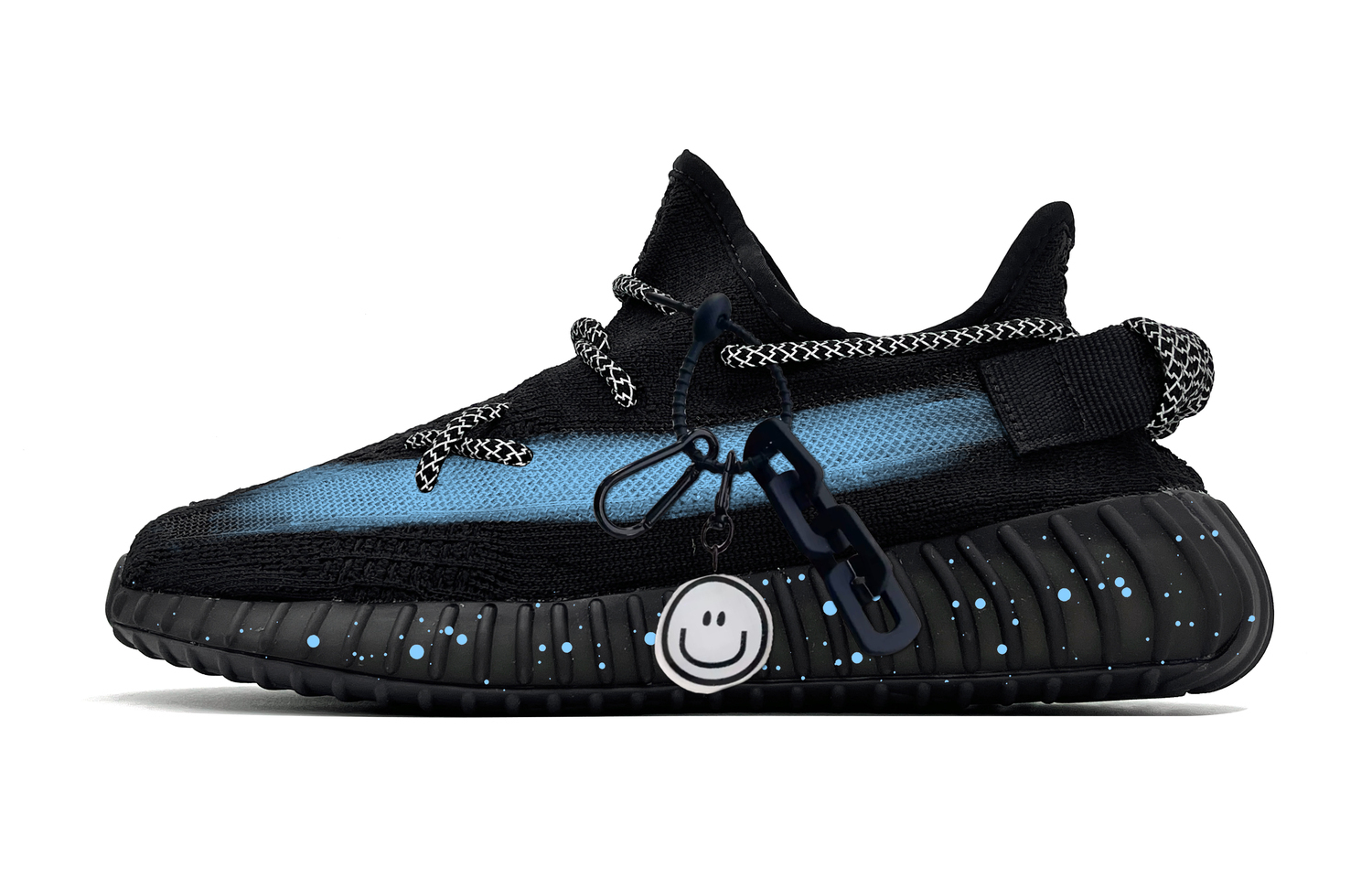 

Adidas Originals Yeezy Boost 350 V2 низкие повседневные кроссовки унисекс черные, цвет Black