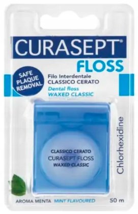 

Классическая зубная нить 50 м, 1 шт. Curasept, Floss