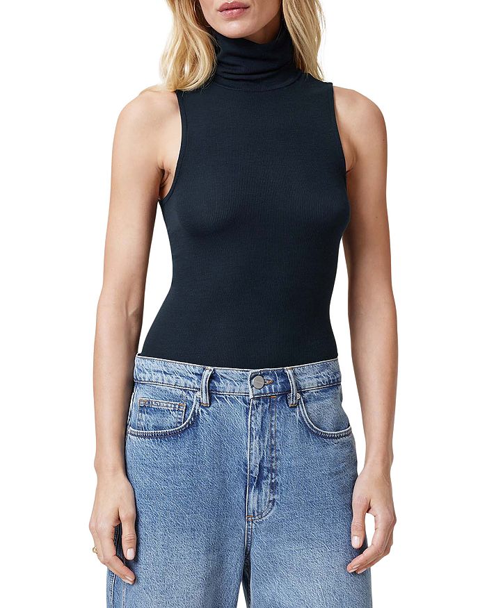 

Беc Roll Neck Топ ALLSAINTS, синий