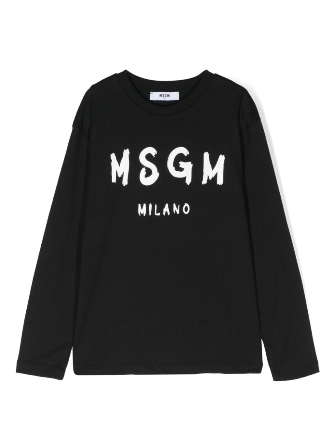 

MSGM Kids футболка с логотипом, черный