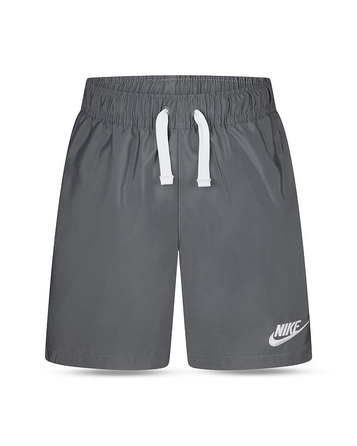 

Шорты для мальчиков Nike Swoosh Woven - Little Kid, серый