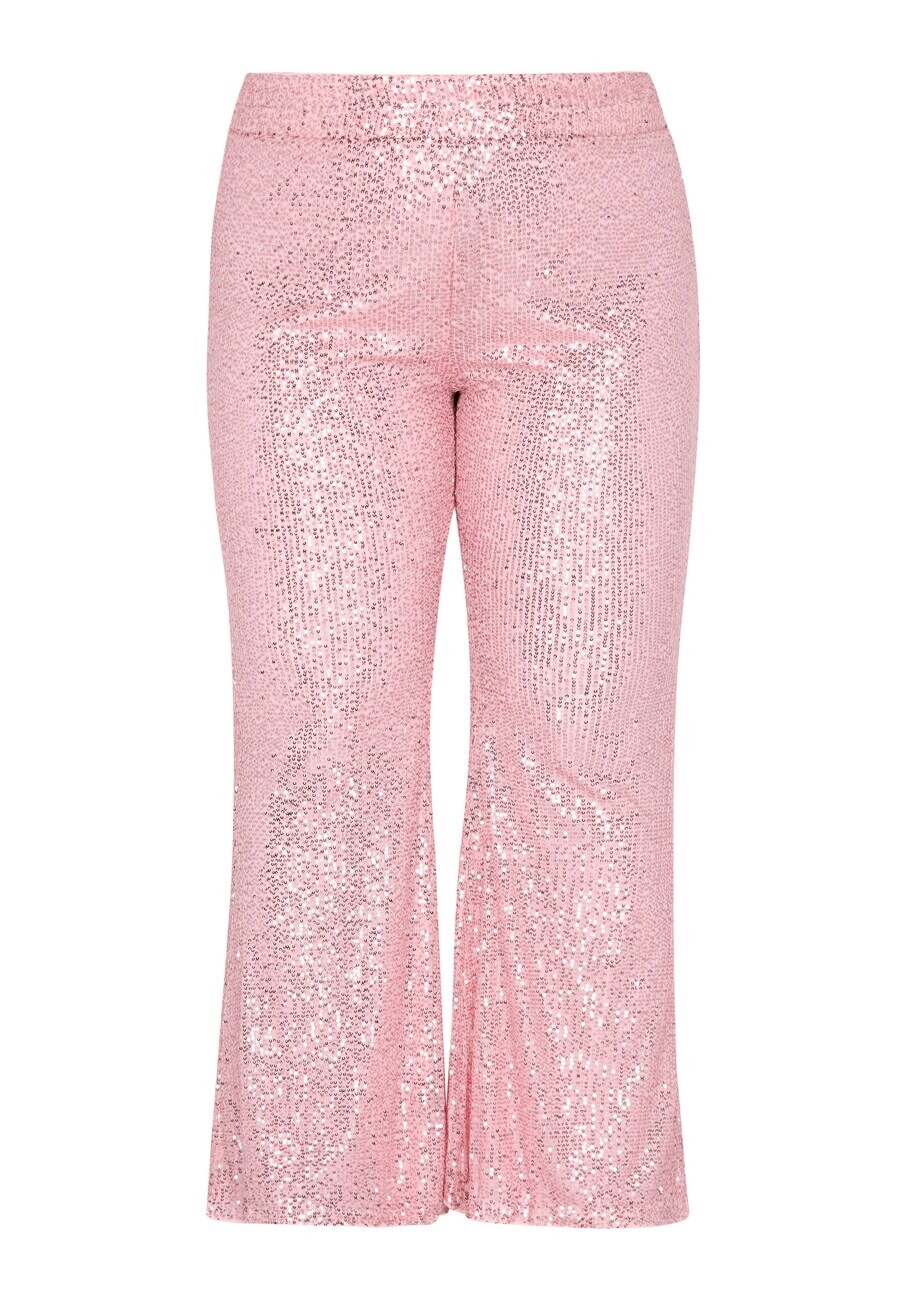 

Тканевые брюки NAEMI Boot cut Pants, розовый