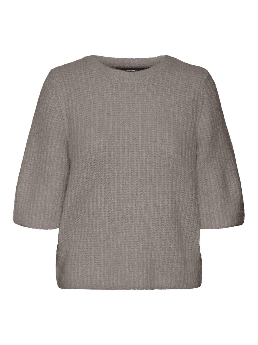 

Тонкий вязаный свитер VERO MODA Sweater VMAwsome, серо-коричневый