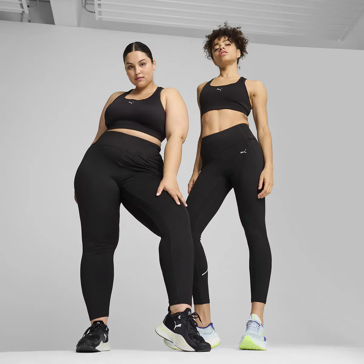 

Женские леггинсы Puma Run Microfleece HW FL Tight, черный
