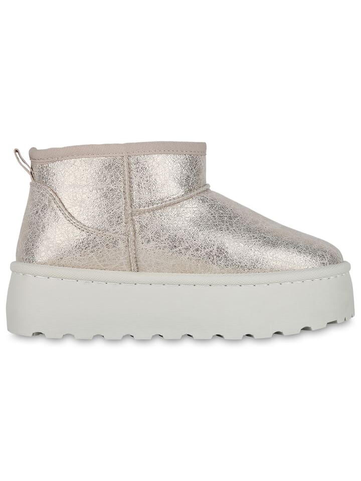 Ботильоны VAN HILL Plateau Boots Allison, золотой — фото 3