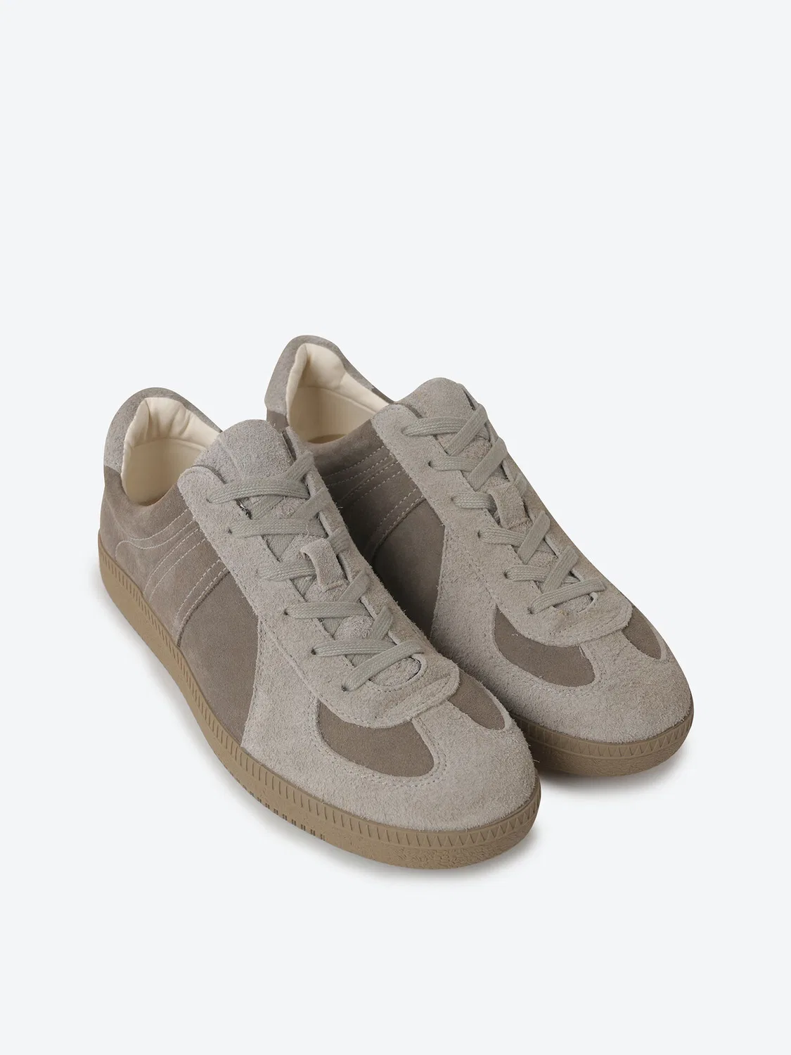 Мужские низкие кеды Uni Leather V2 Suede German Army от Shoopen — фото 2