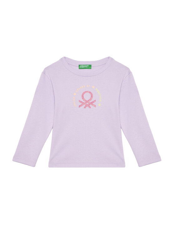 

Облегающая блузка 3I9WG10HV United Colors Of Benetton, фиолетовый