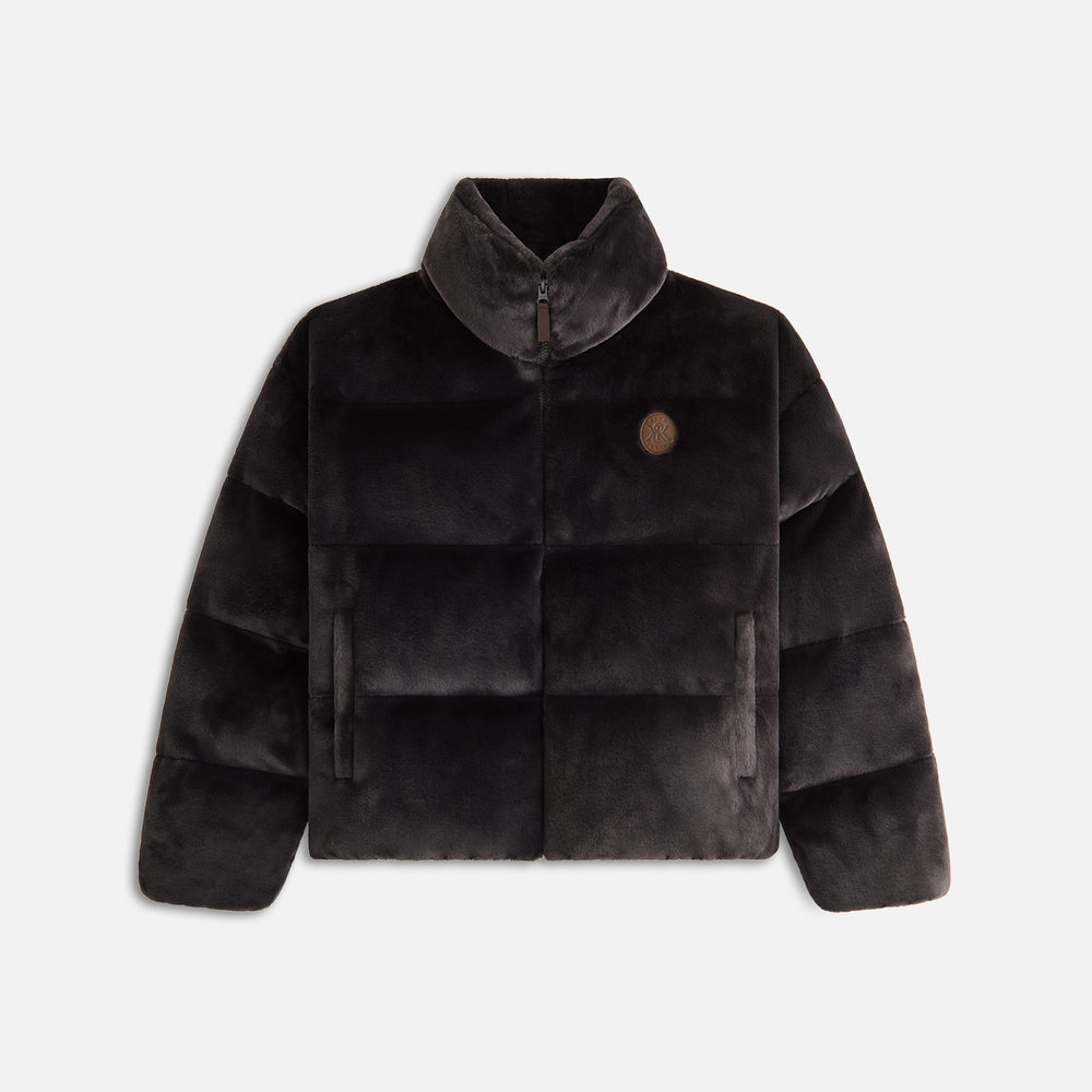 

Пуховик Kith Women Wynne Teddy Fur Puffer, цвет Incognito