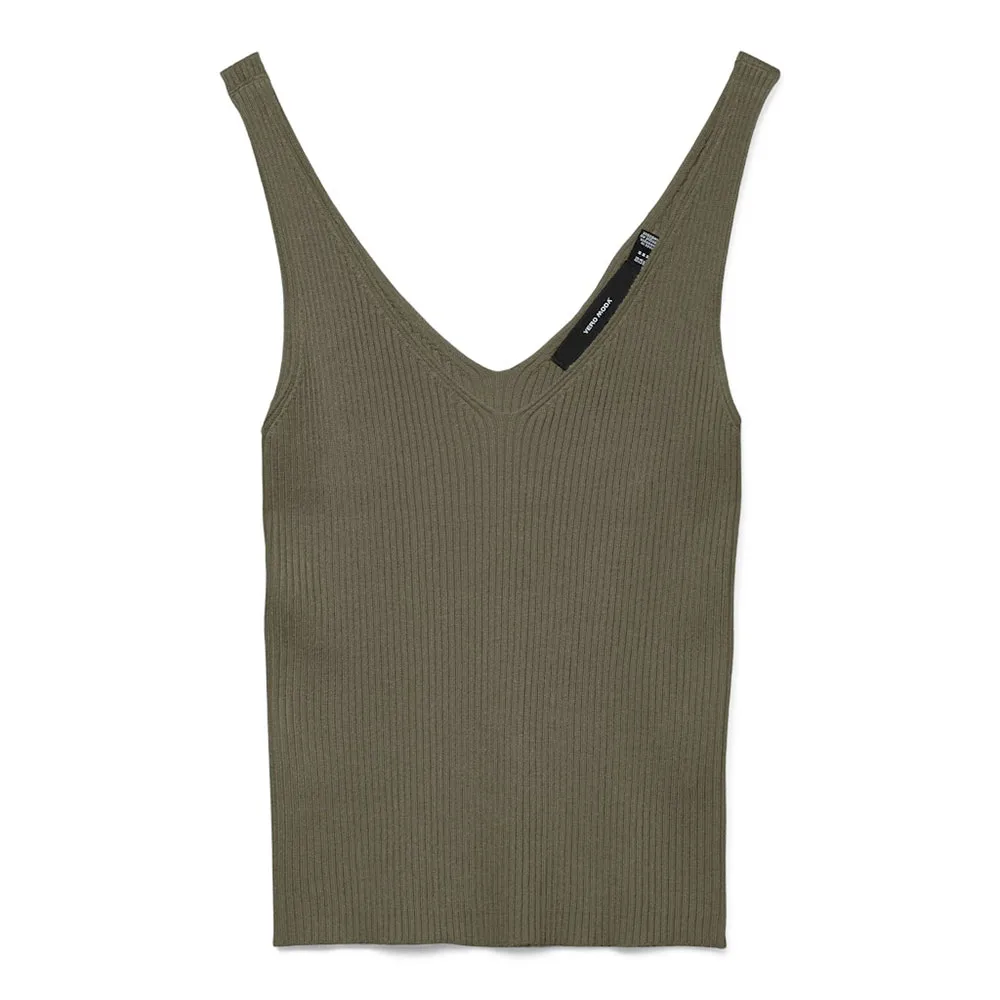 

Футболка без рукавов Vero Moda Glory Rib, зеленый