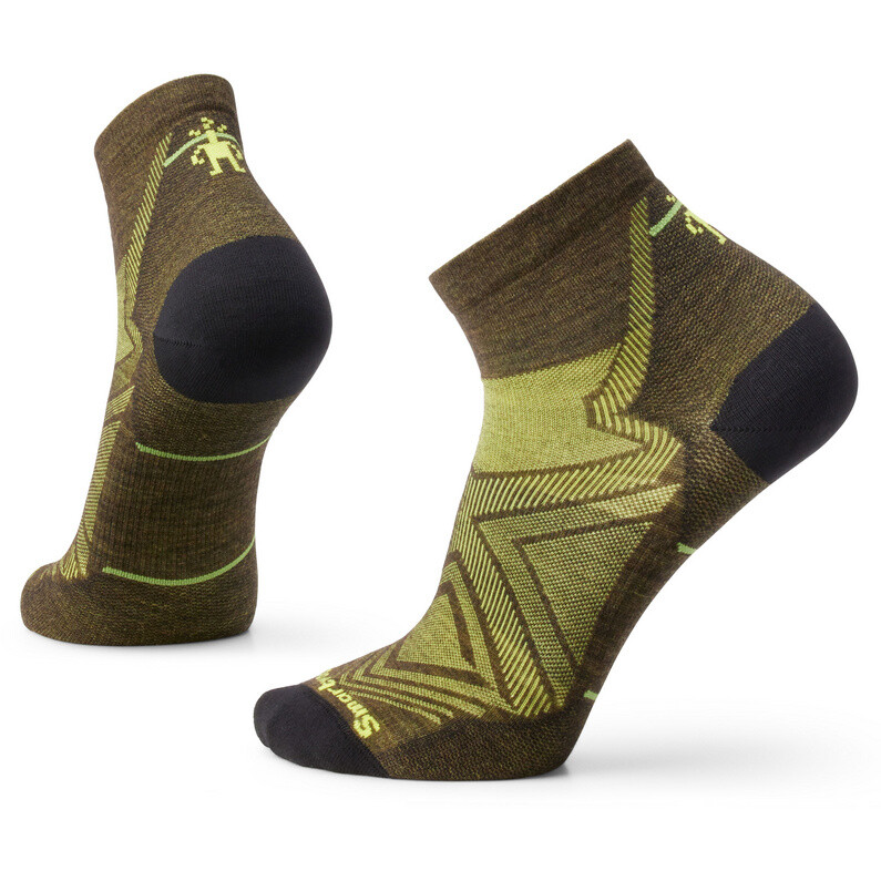 

Носки до щиколотки Run Zero Cushion Smartwool, оливковый