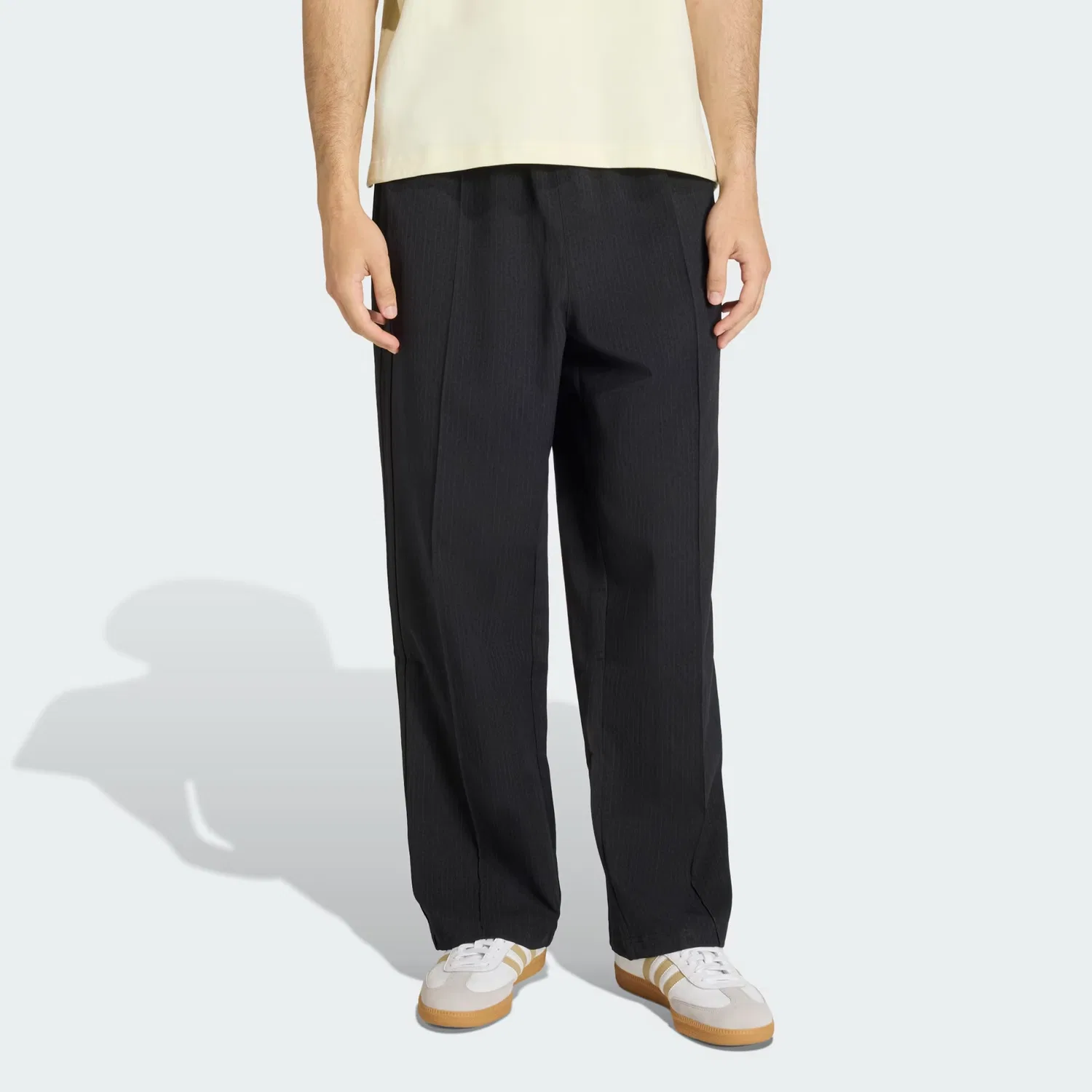 Трек-штаны Firebird pinstripe logo Adidas Originals, Black — фото 4