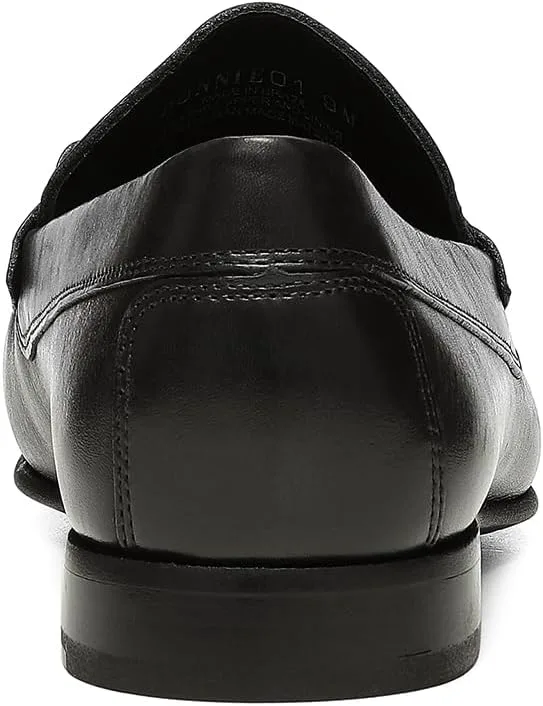 Мужские лоферы Donald Pliner Donnie с эластичной вставкой - каблук «стопка» - классические праздничные лоферы для мужчин, стелька из пены с эффектом памяти, обувь без шнурков для мужчин, удобная праздничная обувь Donald J Pliner, черный — фото 3