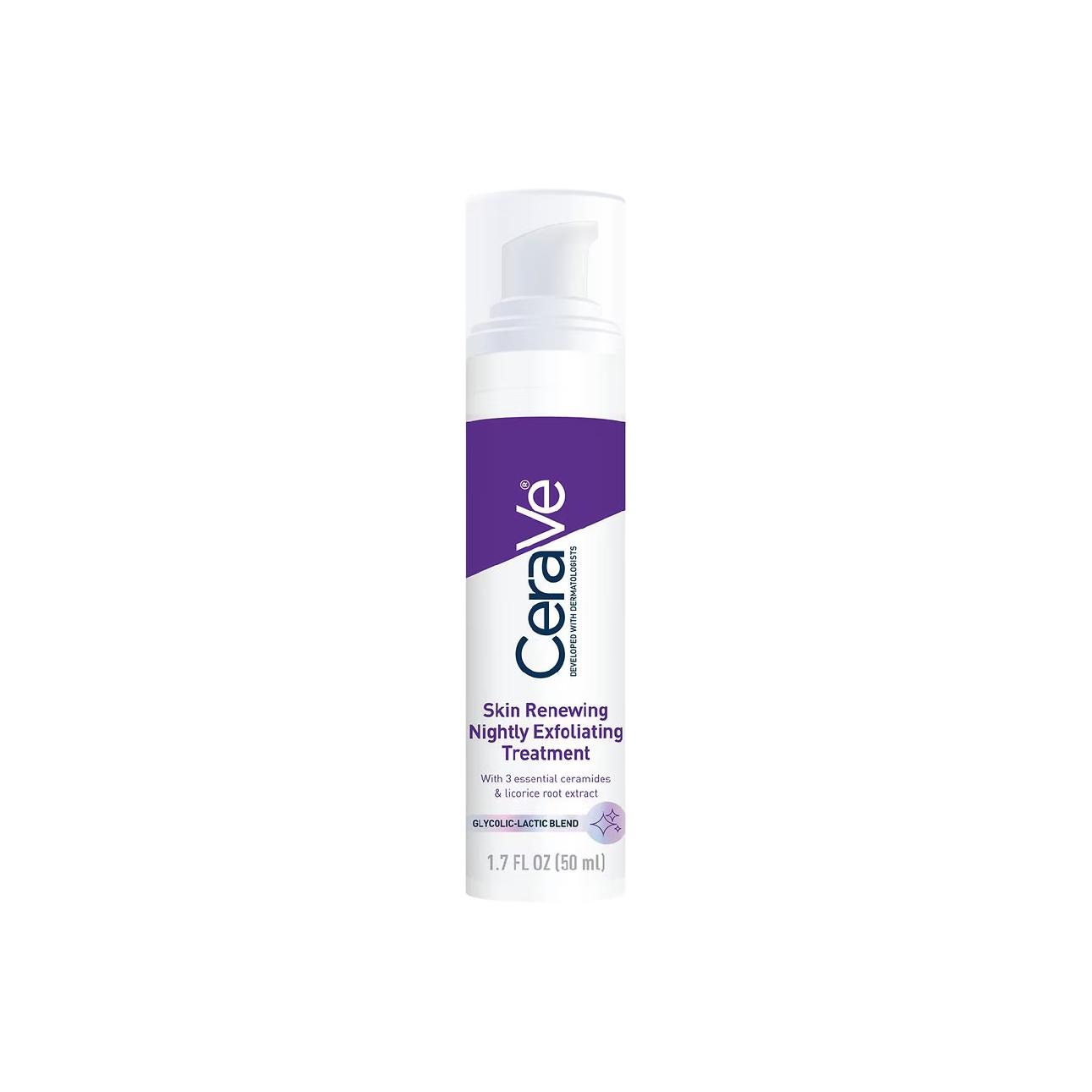Сыворотка CeraVe — С альфа-гидроксикислотами и салициловой кислотой увлажняющая и осветляющая, 50 мл