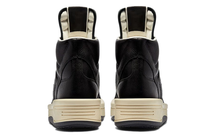 Кроссовки Converse Rick Owens x TURBOWPN Mid 'Black Cloud Cream' 172342C, черный — фото 4