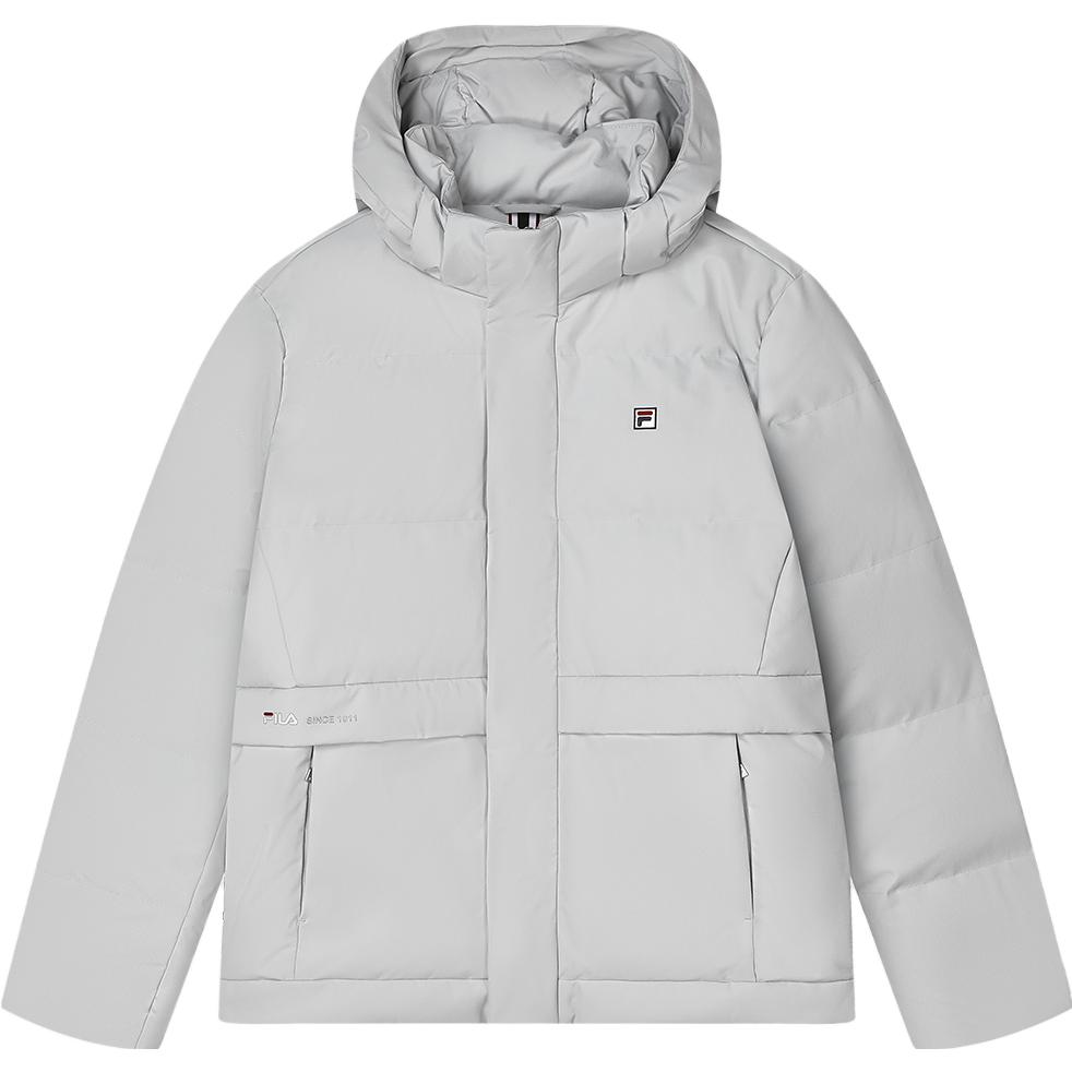 

FILA Мужская пуховая куртка пепельно-серого цвета, Heather Gray