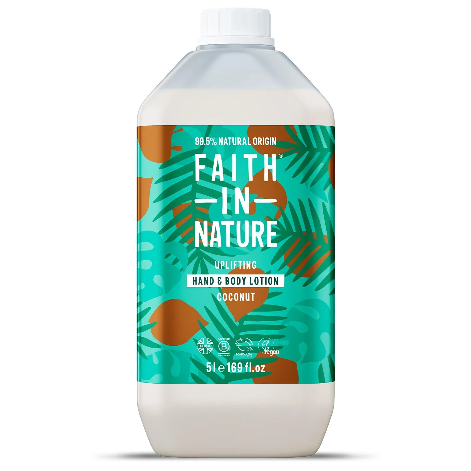 Натуральный лосьон для рук и тела Faith In Nature Coconut, 5 л Faith In Nature