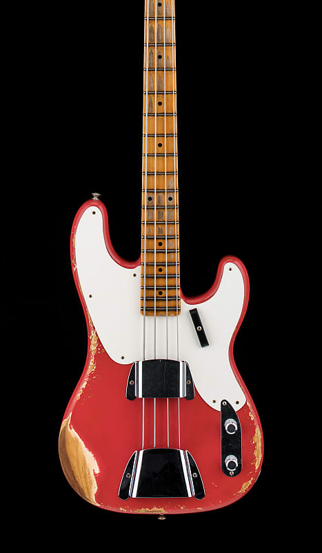 

Басс гитара Fender Custom Shop '55 Precision Bass Heavy Relic - Fiesta Red #27946