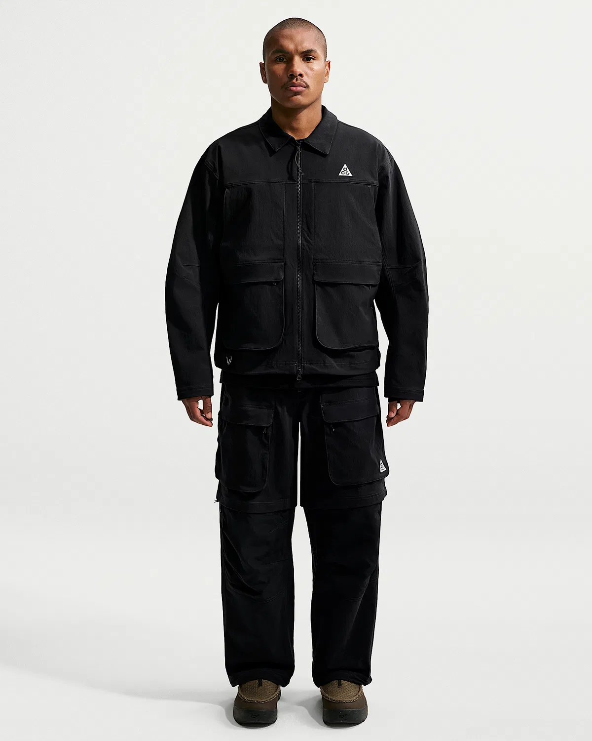 Мужская УФ-куртка Nike ACG "Smith Summit", Black/Anthracite/Summit White — фото 4