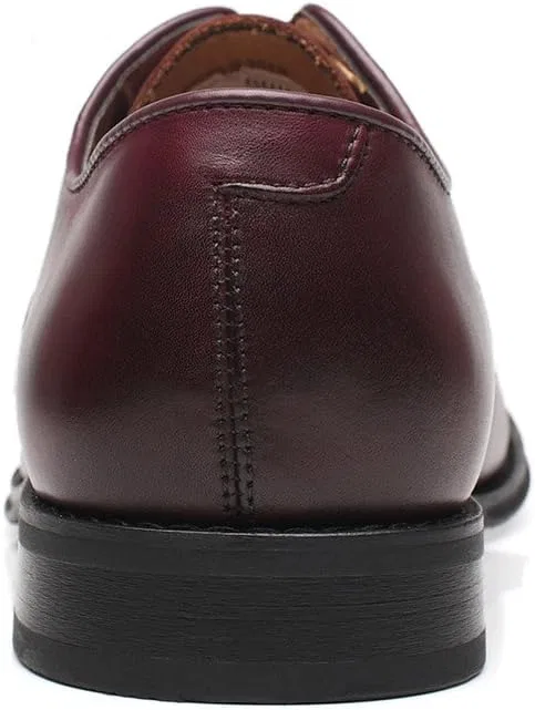 Мужские оксфорды La Milano Classic Modern с круглым мыском, Splendo 1 Burgundy — фото 4