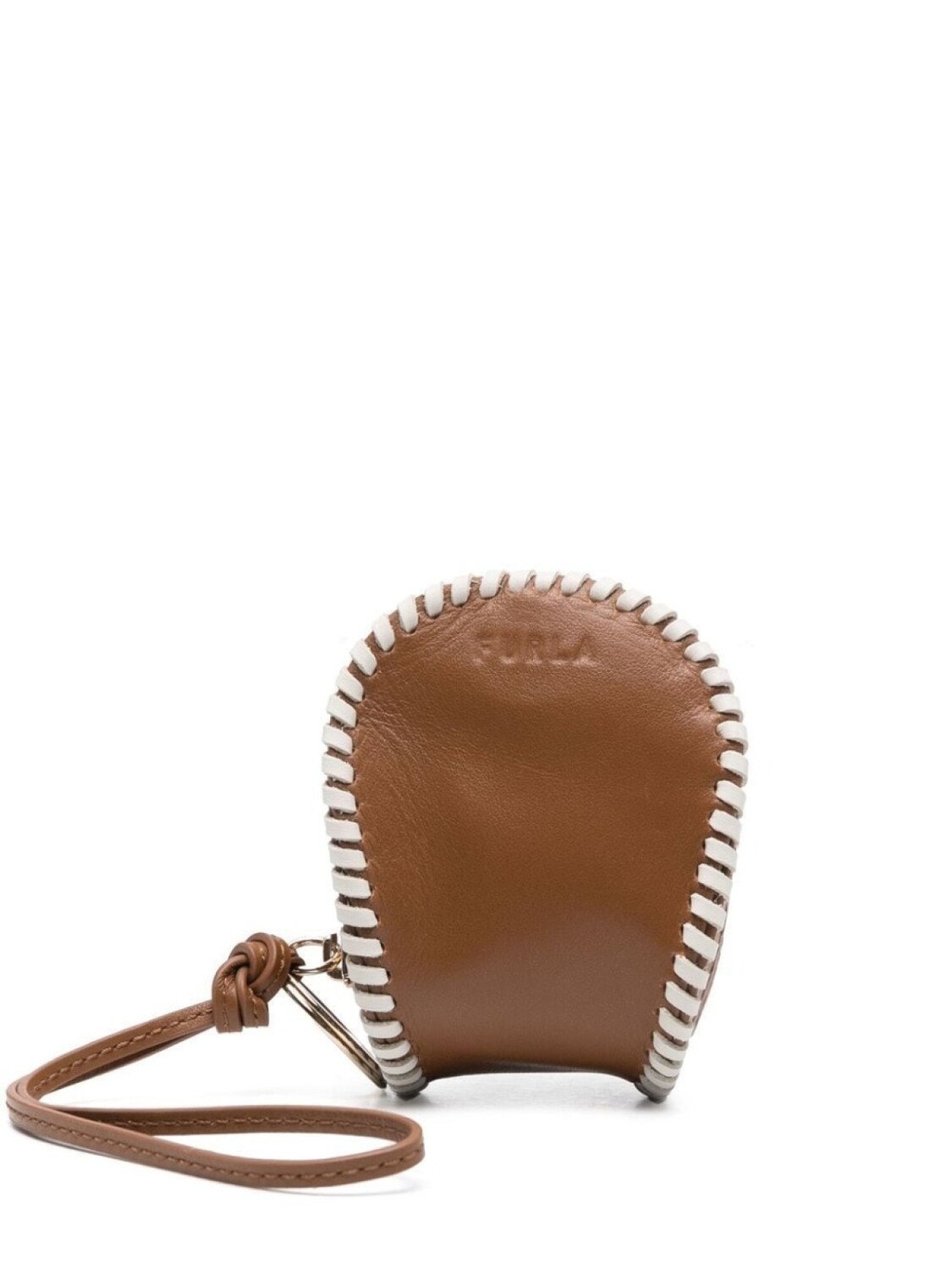 

Furla кошелек с тисненым логотипом, коричневый