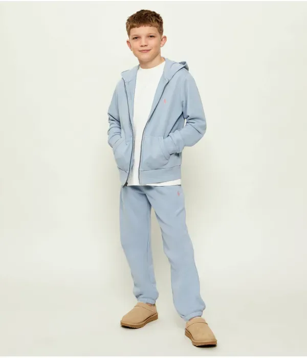 Толстовка regular fit Polo Ralph Lauren, небесно-голубой — фото 2