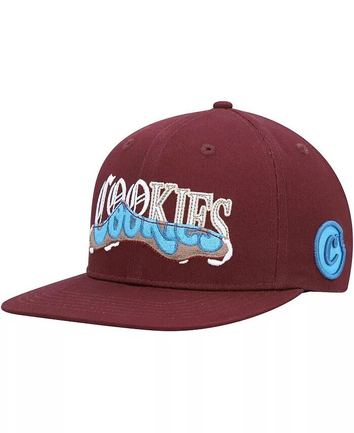 

Мужская бордовая бейсболка Upper Echelon Snapback Cookies