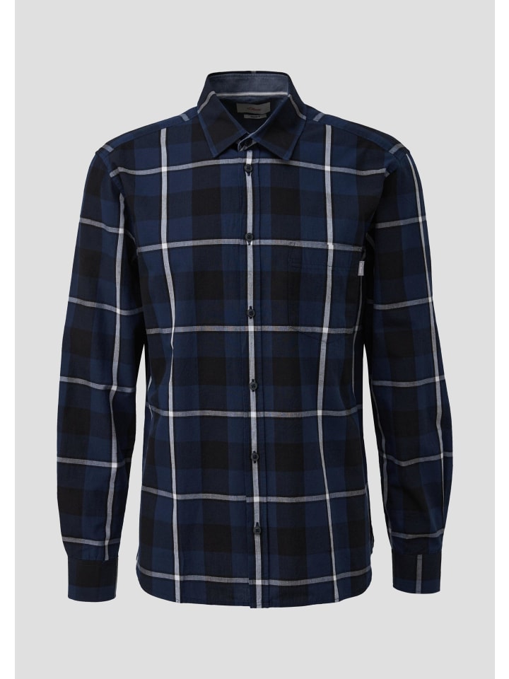 

s.Oliver Рубашка 58N2 темно-синего цвета