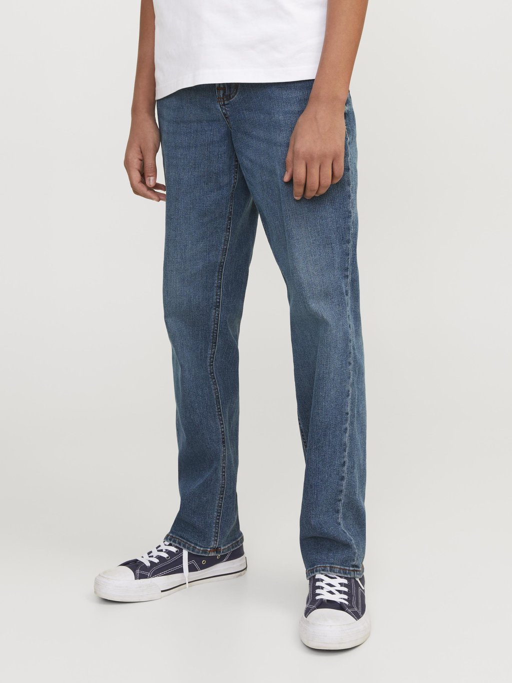 

Джинсы Straight Leg JJICLARK JJORIG STRETCH Jack & Jones Junior, цвет blue denim