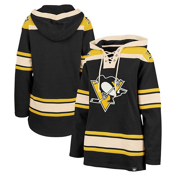 

Женский худи '47 black pittsburgh penguins superior lacer Unbranded
