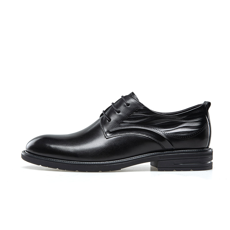 KANGNAI Мужские туфли Low top черные/коричневые — фото 3