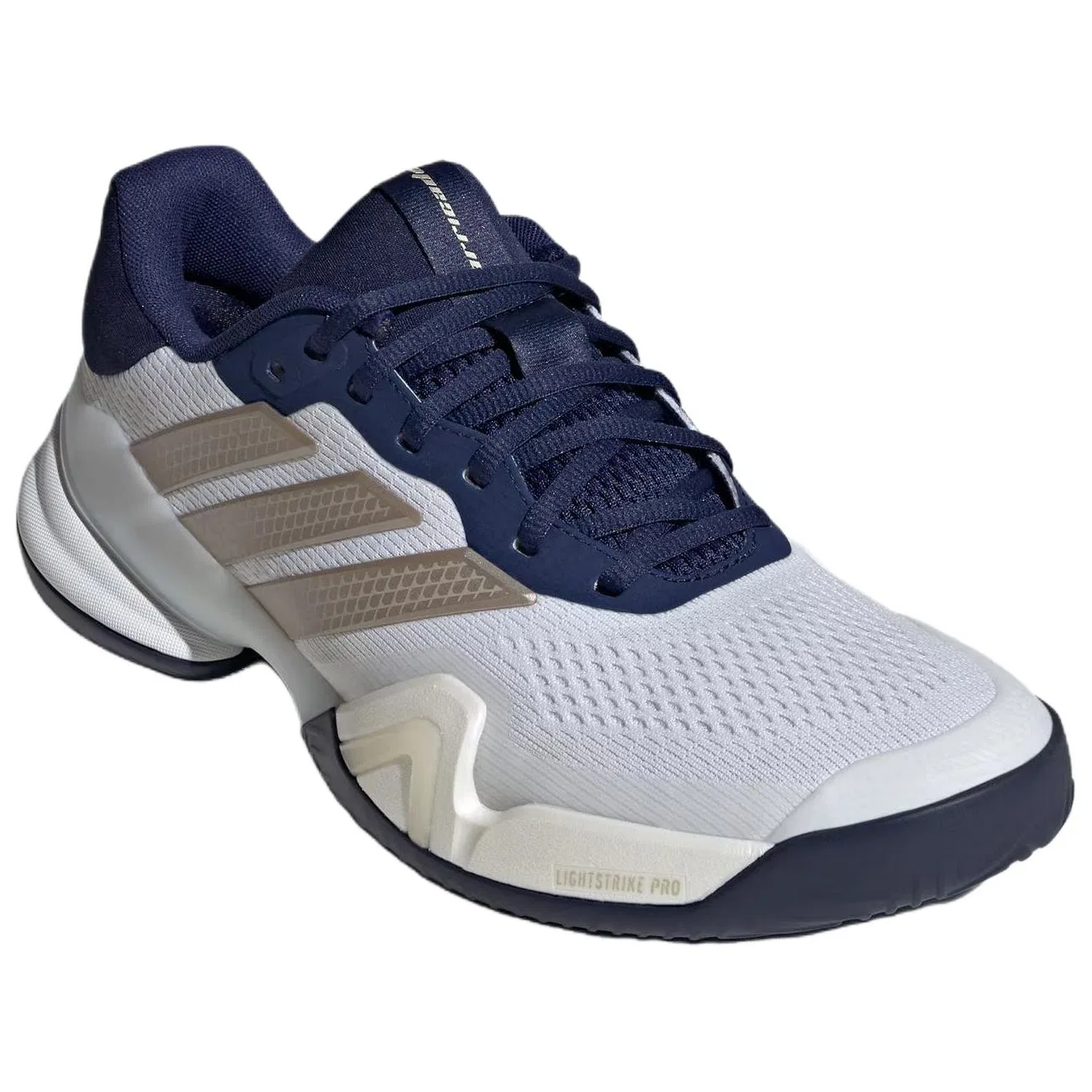 Кроссовки теннисные BARRICADE 14 Adidas бело-синие — фото 4
