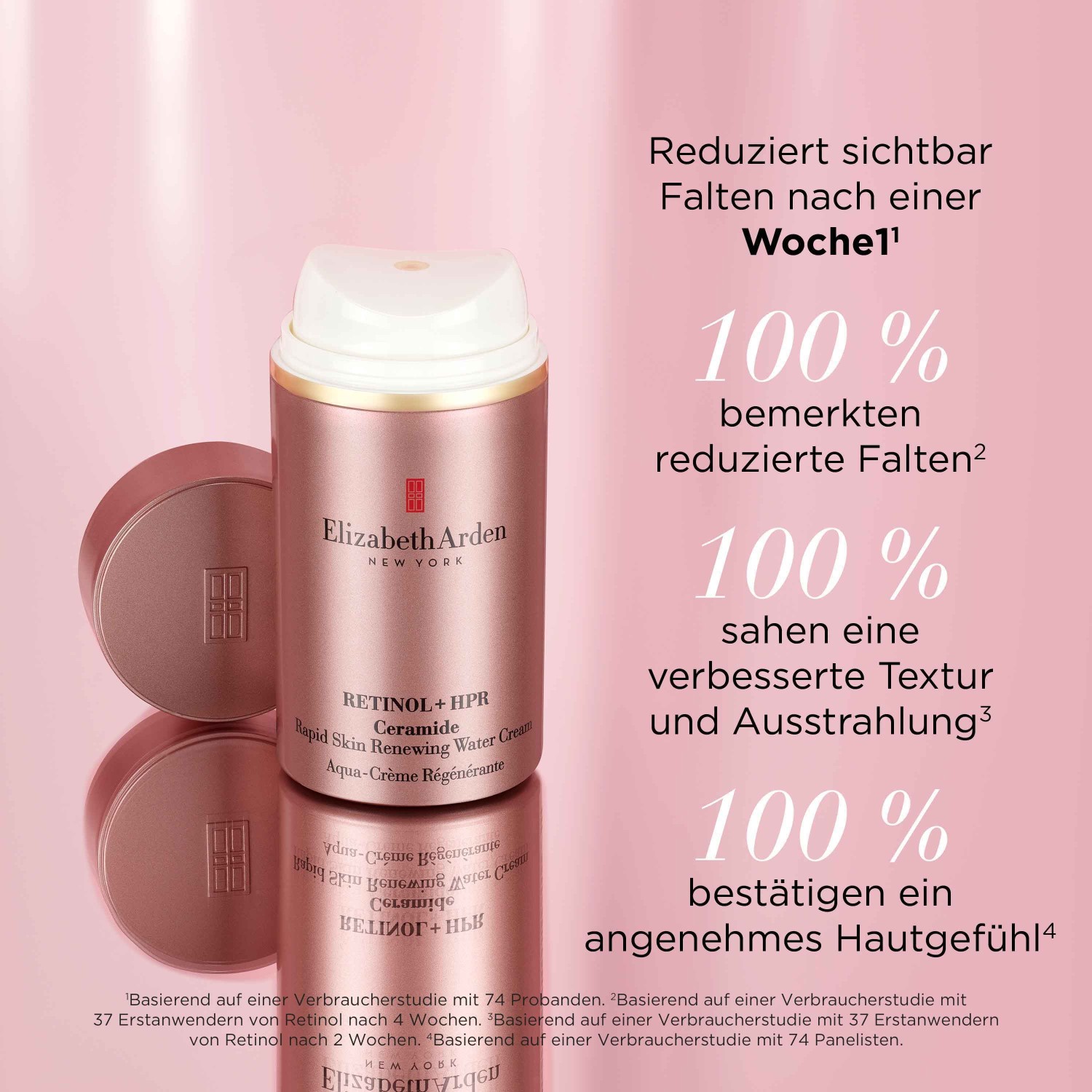 Сыворотка Elizabeth Arden — Для лица ceramide retinol + hpr ceramide rapid skin renewing water cream , объем, 50 мл — фото 3