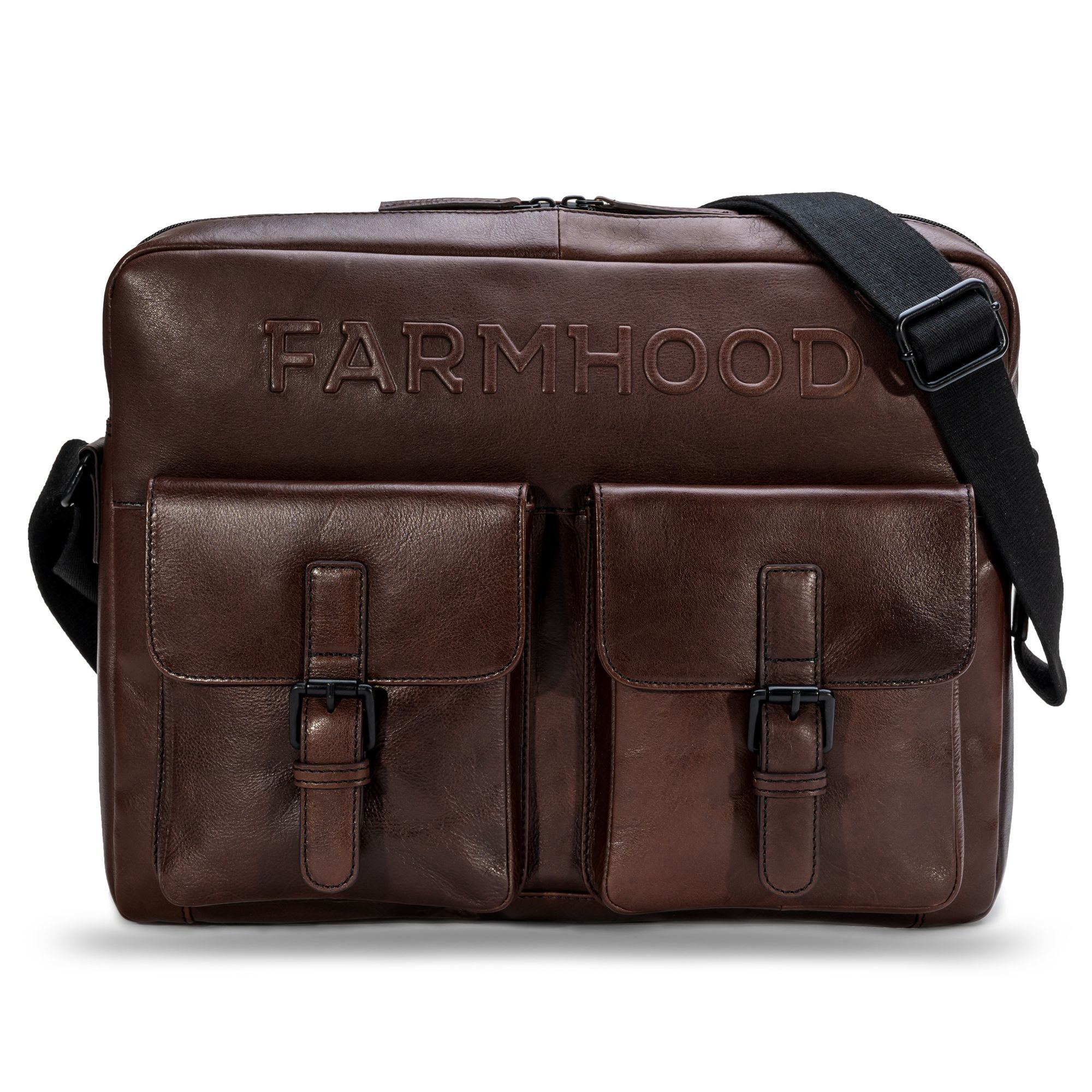 

Сумка для ноутбука Farmhood Memphis n Messenger Leder 38 cm Laptopfach, темно коричневый