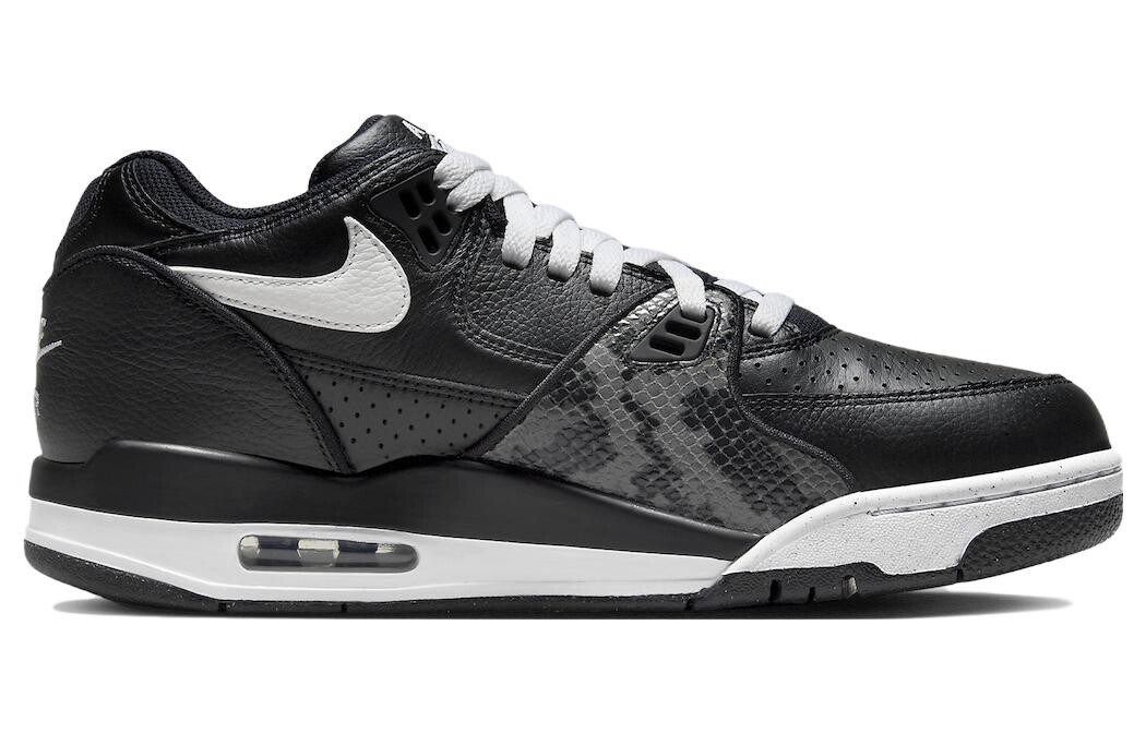 Мужские баскетбольные кроссовки Nike Air Flight 89 Vintage, Black/White — фото 2