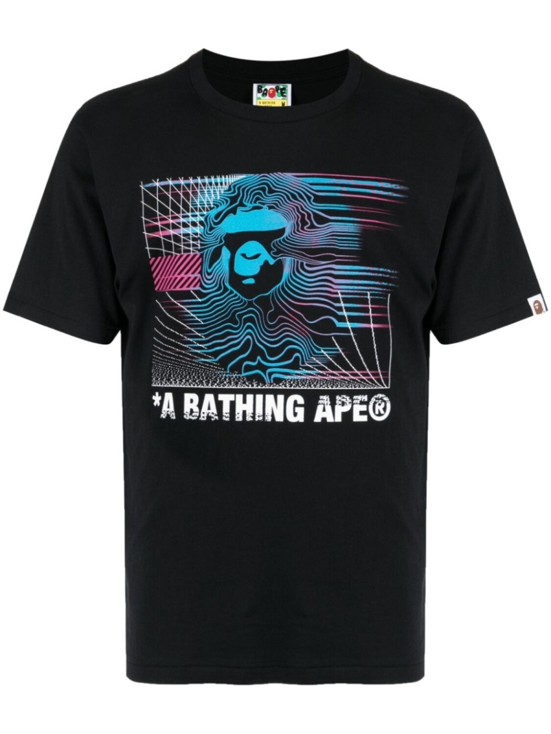 

Футболка с графичным принтом A BATHING APE, черный