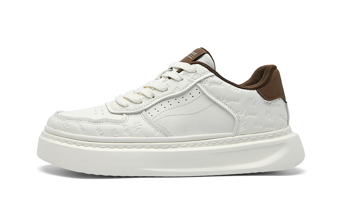 

Низкие мужские кроссовки, увеличивающие рост HLA, White Brown