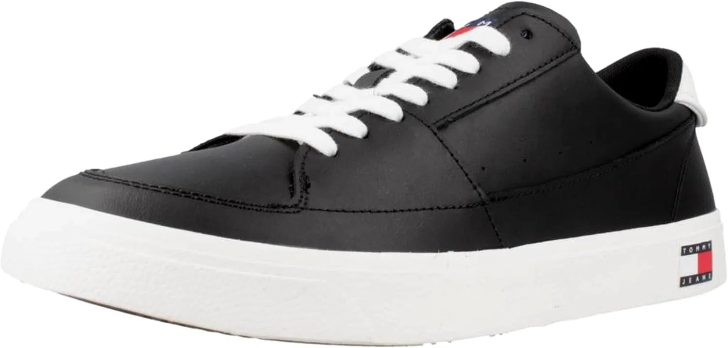 Мужские вулканизированные кроссовки Tommy Jeans, Black — фото 4