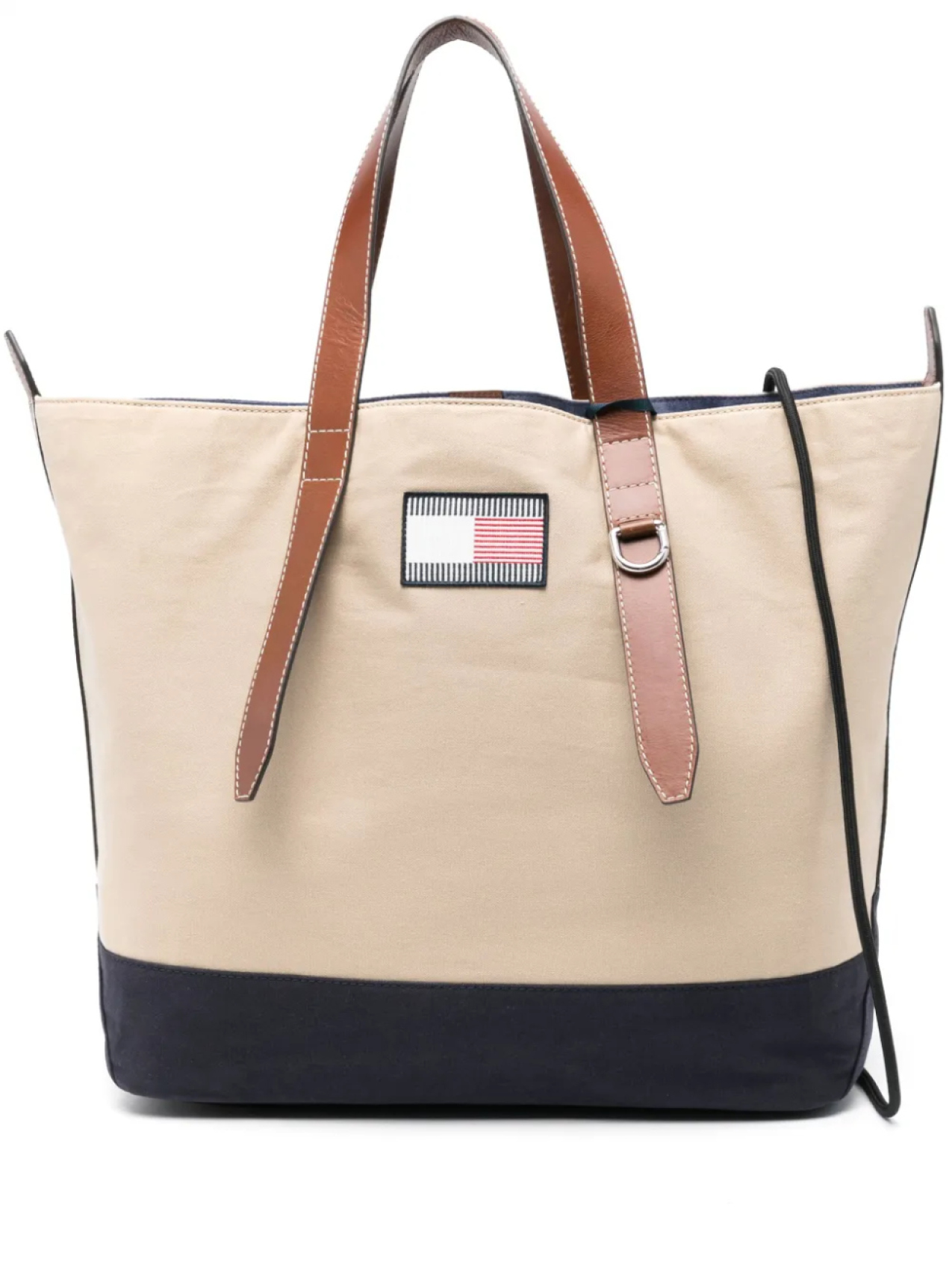 

Сумка-тоут с нашивкой-логотипом Tommy Hilfiger, нейтральный