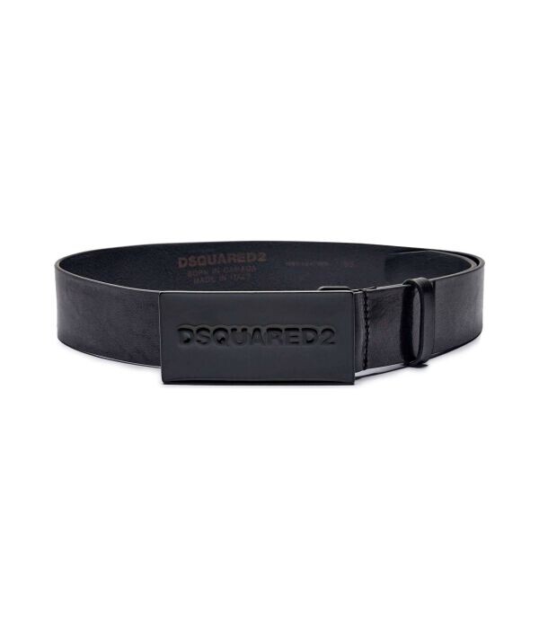 

Ремень мужской Dsquared2 кожаный, черный