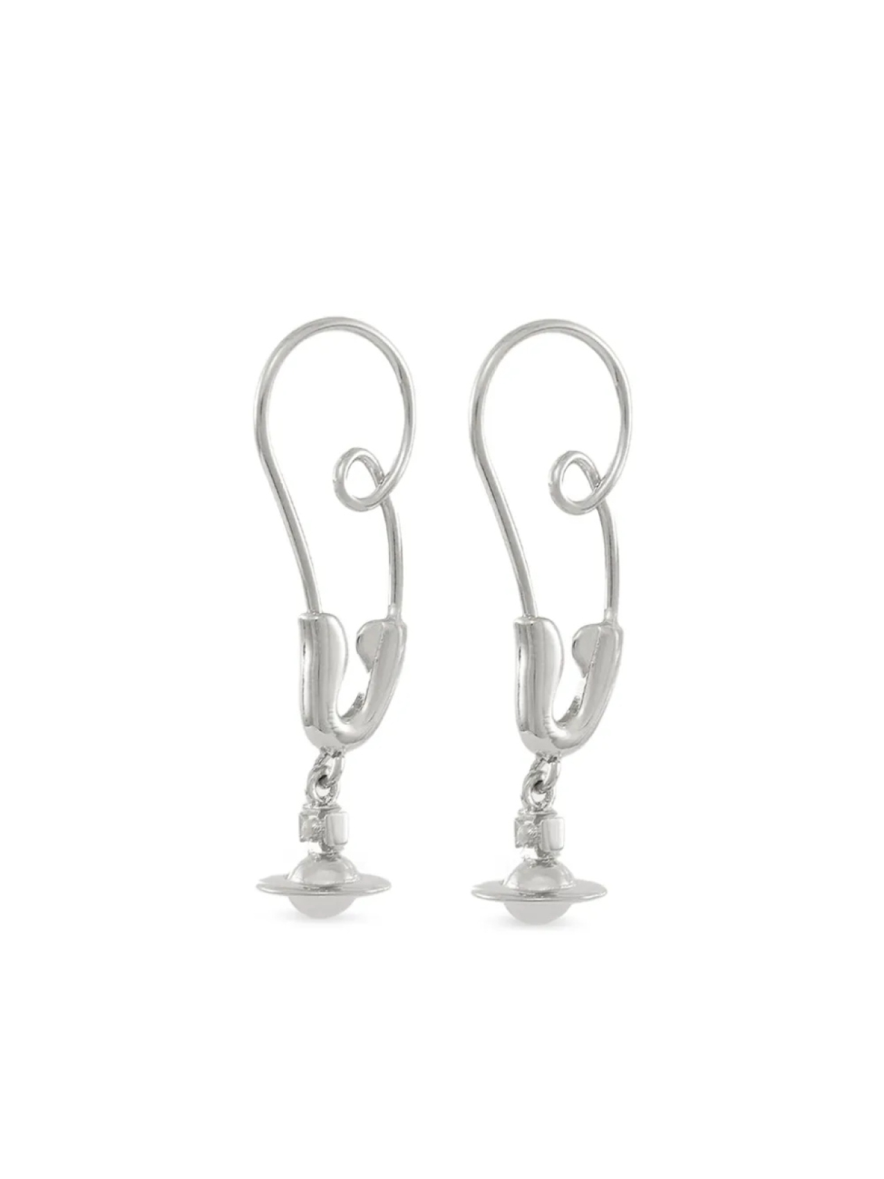 

Vivienne Westwood серьги Orb, серебряный