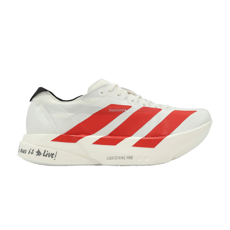 

Кроссовки Adizero Adios Pro 4 'To Run is to Live', кремовый