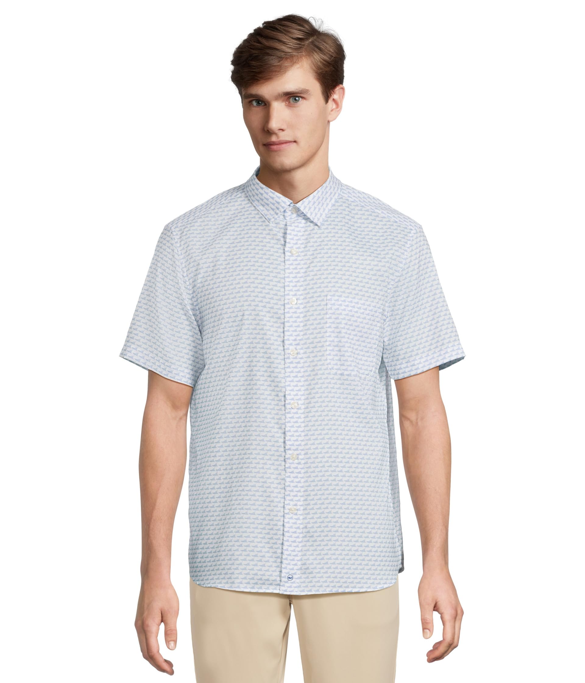 

Рубашка Vineyard Vines Short, цвет Sportfisher Coastline