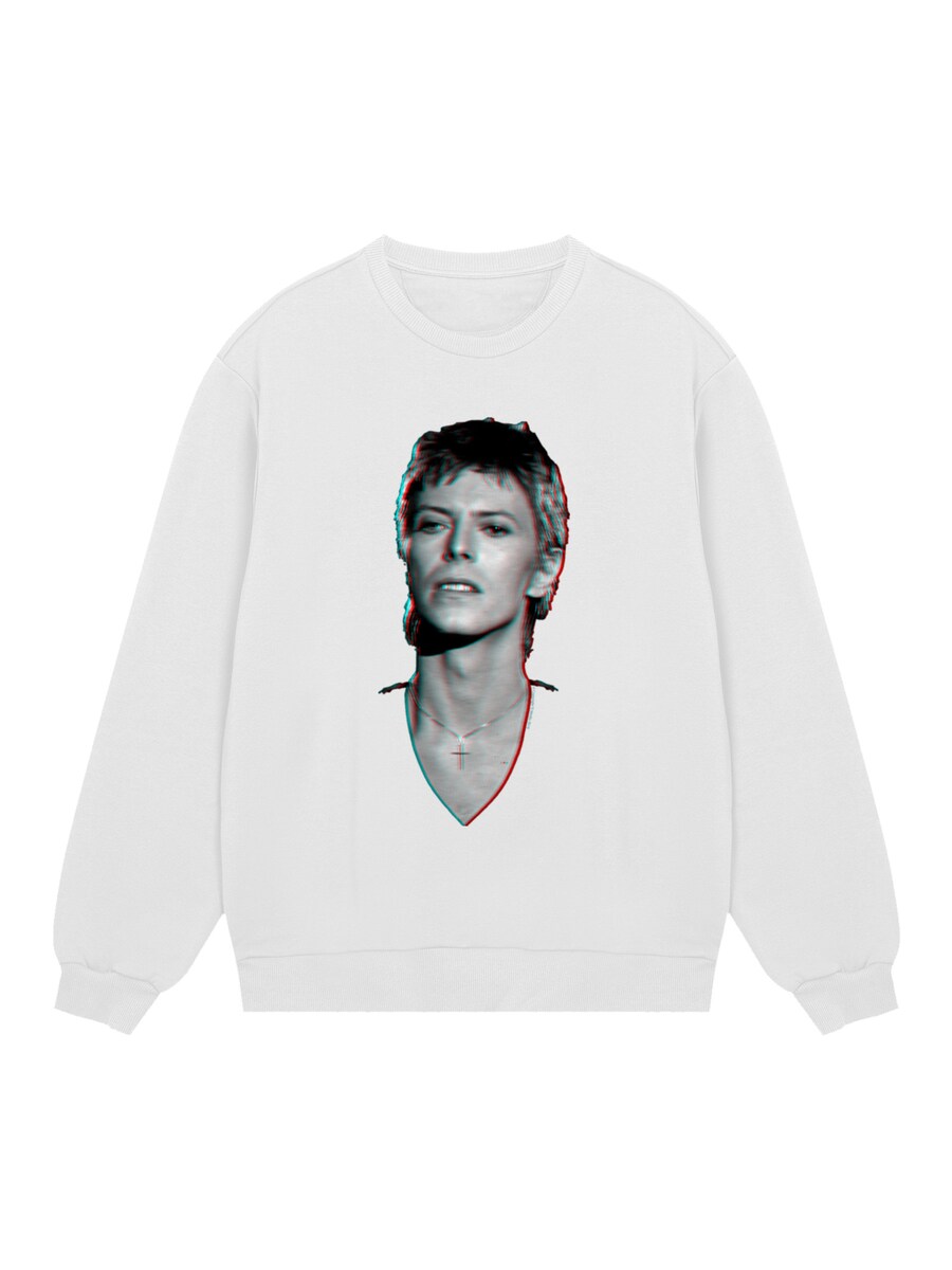 

Толстовка F4NT4STIC TV Times Pop Star David Bowie Portrait 1977, белый