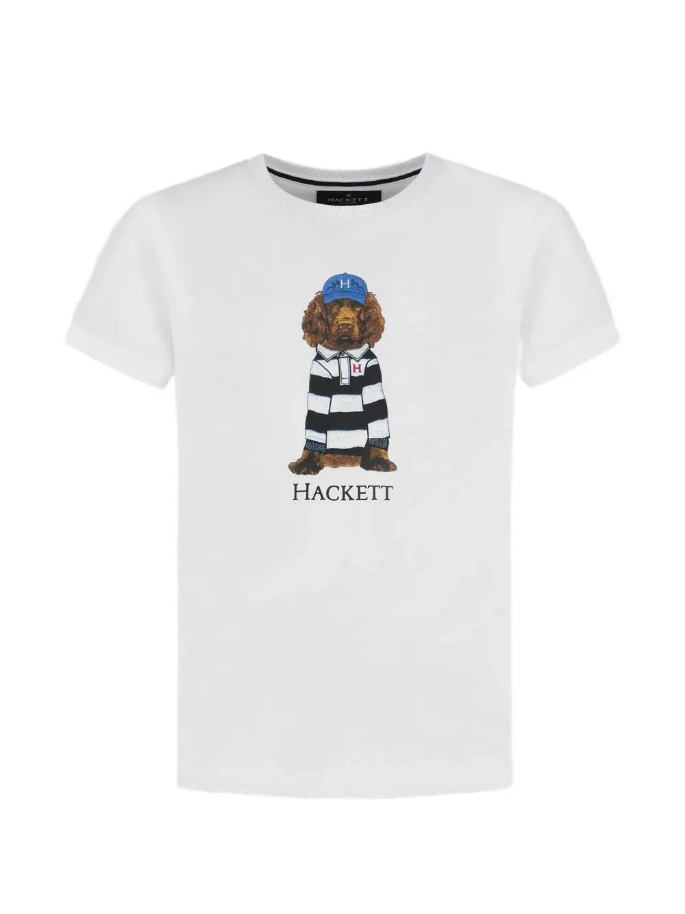 Футболка с графическим принтом Hackett Kids, белый