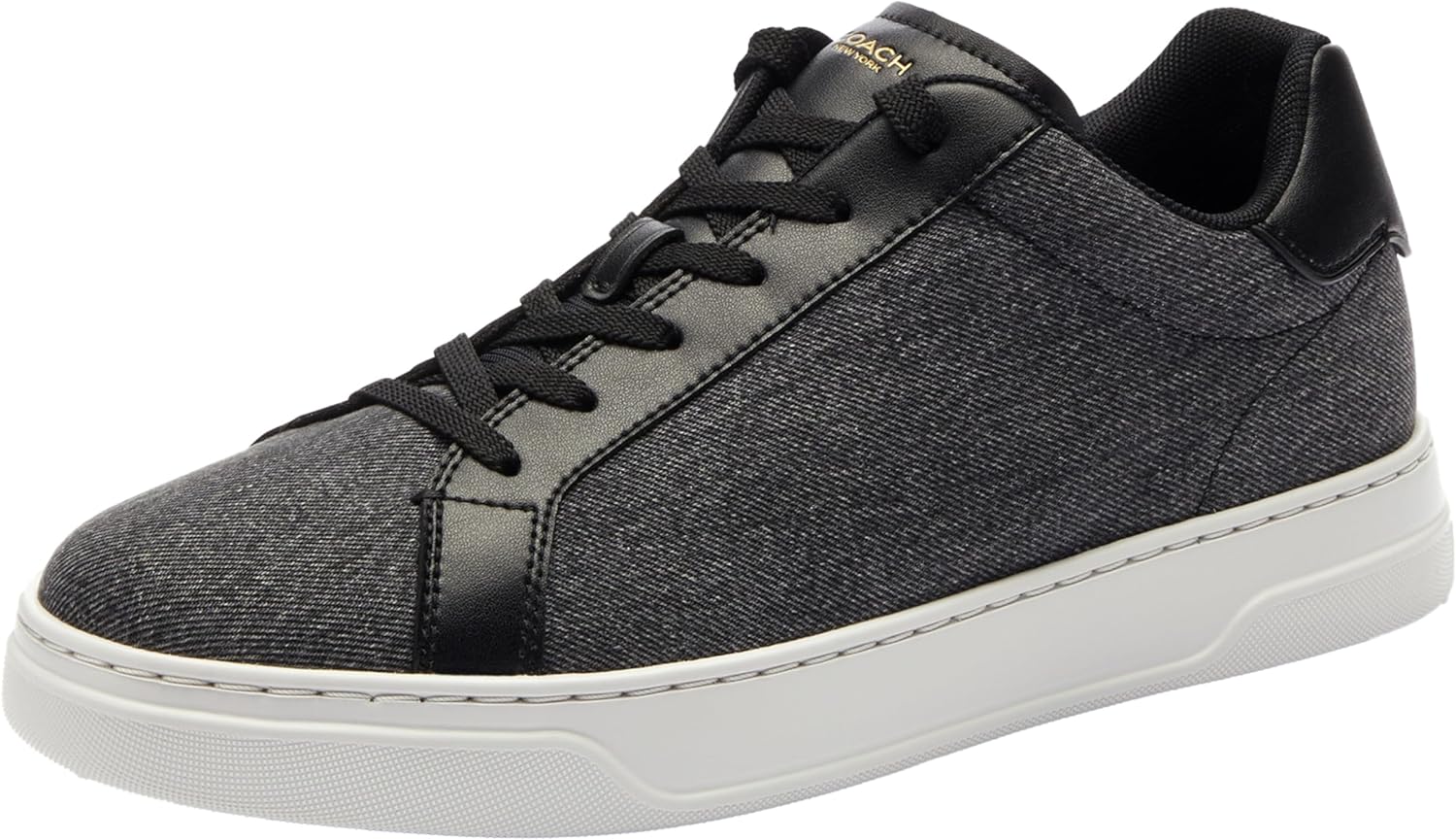 Мужские кроссовки Coach High Line High Top из фирменного канваса, черный