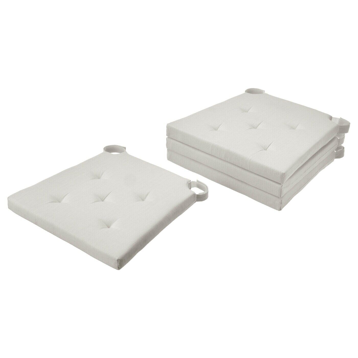 

Подушка на стул, натуральная, 42/35x40x4 см, JUSTINA IKEA
