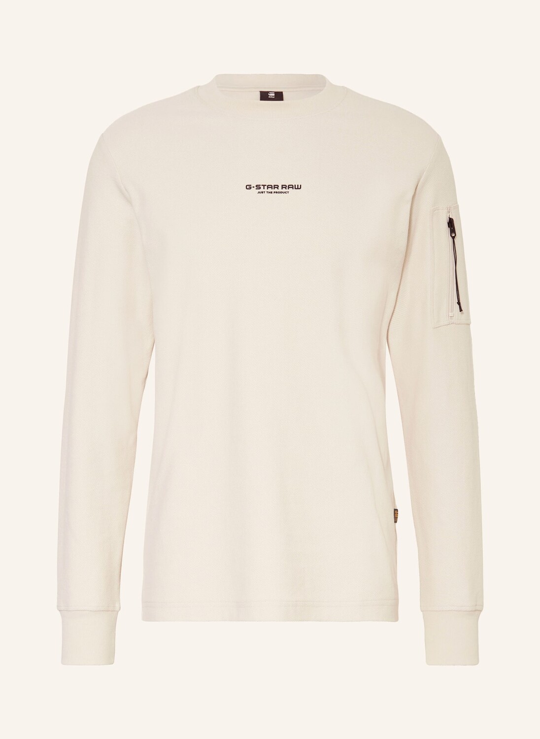 

Лонгслив G-Star RAW, кремовый