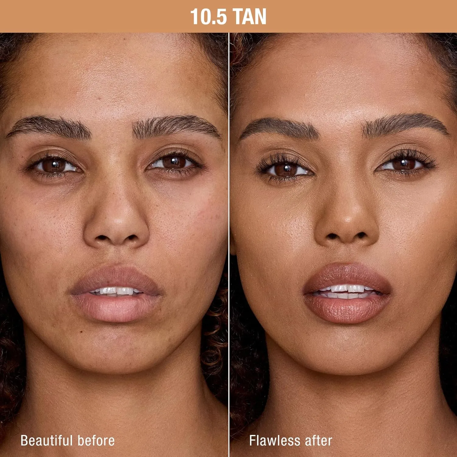 Charlotte Tilbury AIRbrush Flawless Blur Concealer - долговечный консилер для темных кругов, несовершенств и покраснений, увлажняющий, стойкий к складкам, с полным покрытием и натуральным матовым финишем, 10.5 Tan - Tan with neutral warm underto... — фото 2