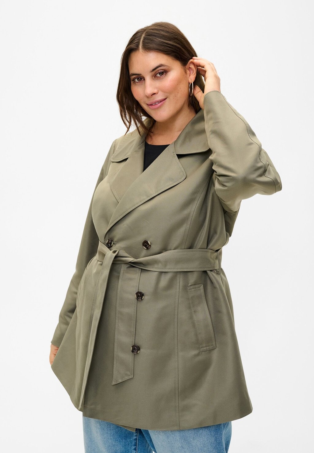 

Тренч MIT GÜRTEL Zizzi, цвет dusty olive
